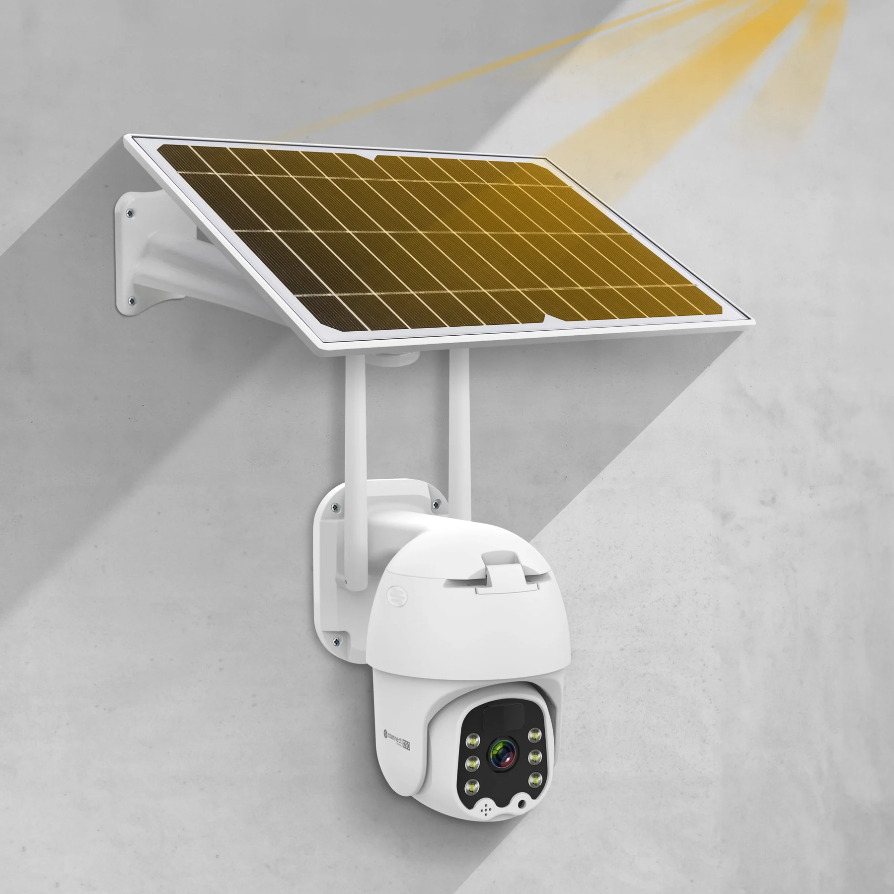 Krüger&Matz Connect C90 Solar kaamera päikeseenergial töötava toitelahendusega