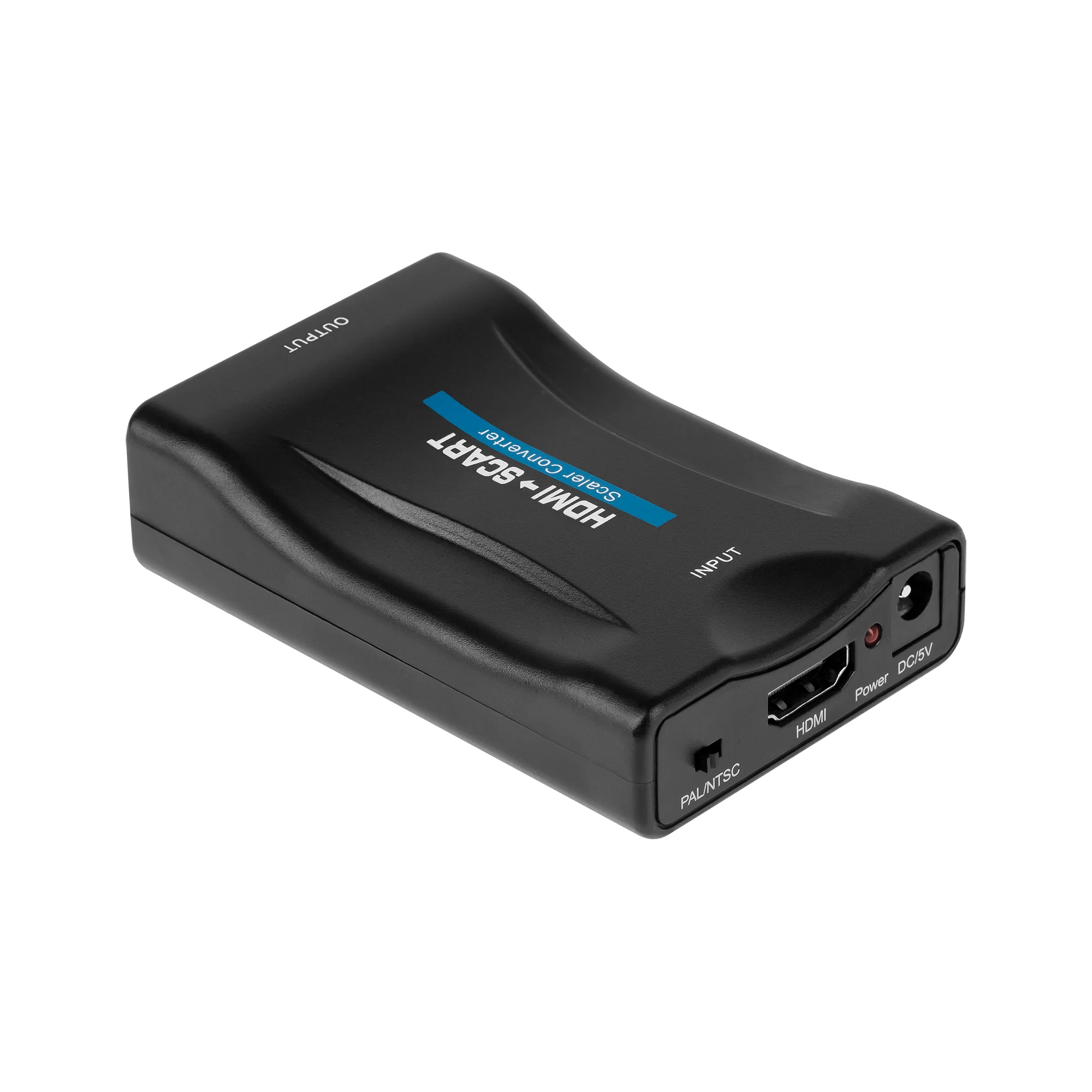 Must ZLA0111 muundur HDMI INPUT tähise ja PAL/NTSC lülitiga