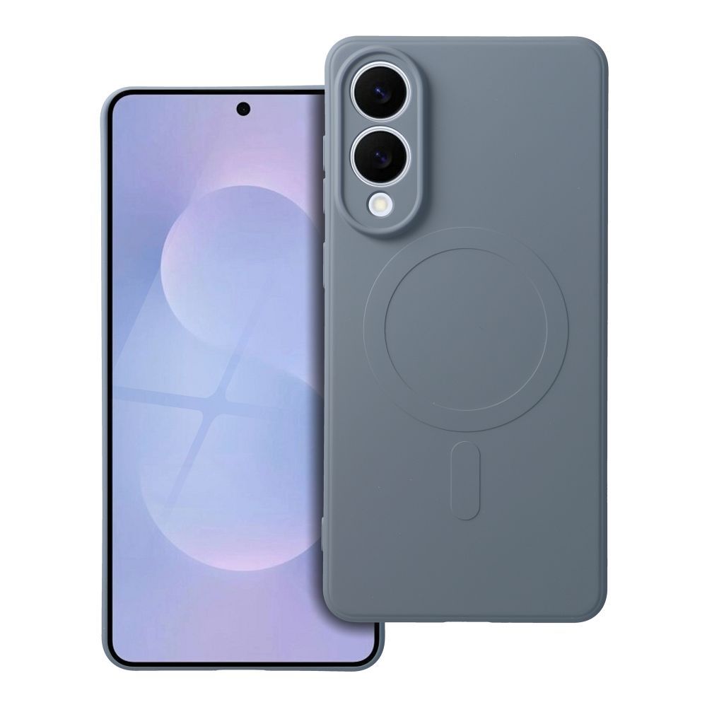 SILICONE MAG ÜMBRIS compatible with MagSafe jaoks SAMSUNG S25 Edge helesinine