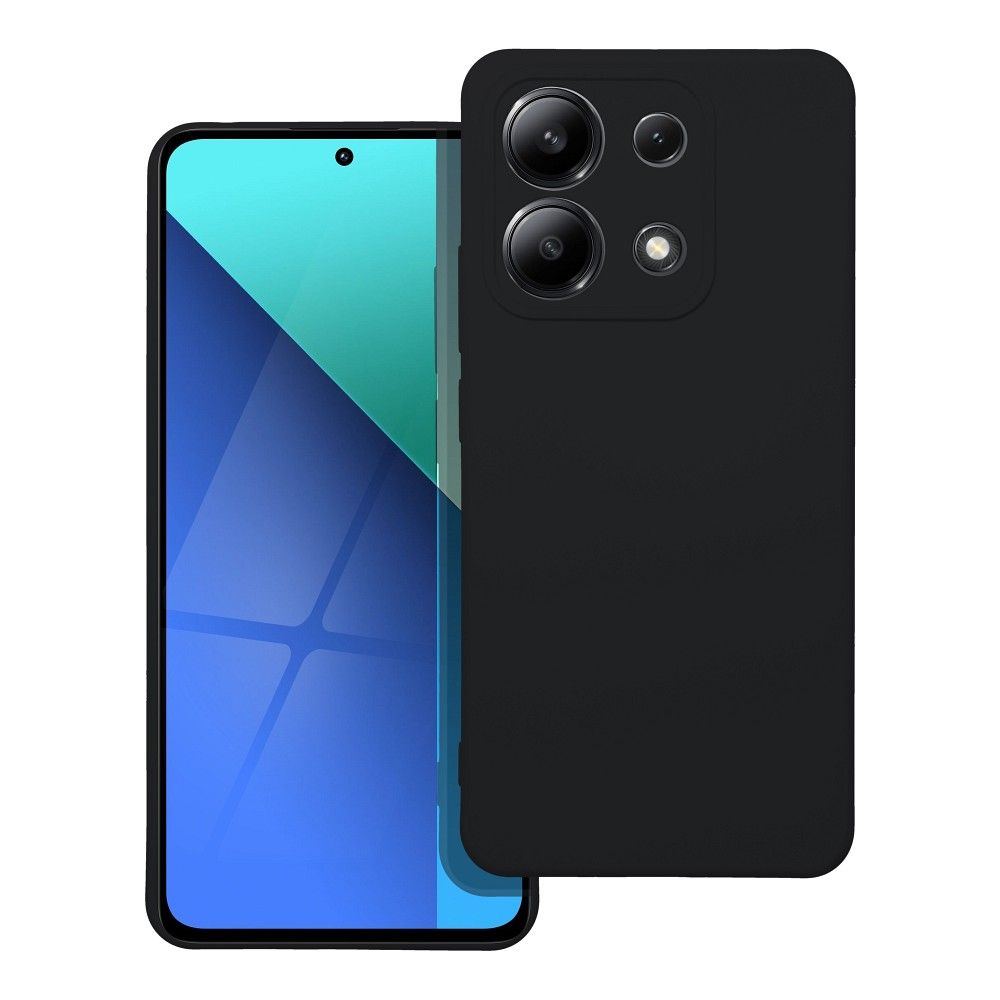 Силиконовый чехол для телефона для Xiaomi Redmi Note 13 4G чёрный