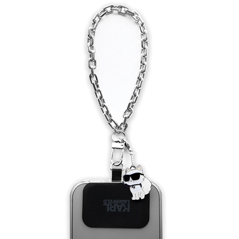 KARL LAGERFELD hand strap KLUCHCSKPK (Wrist Chain Choupette) hõbedane