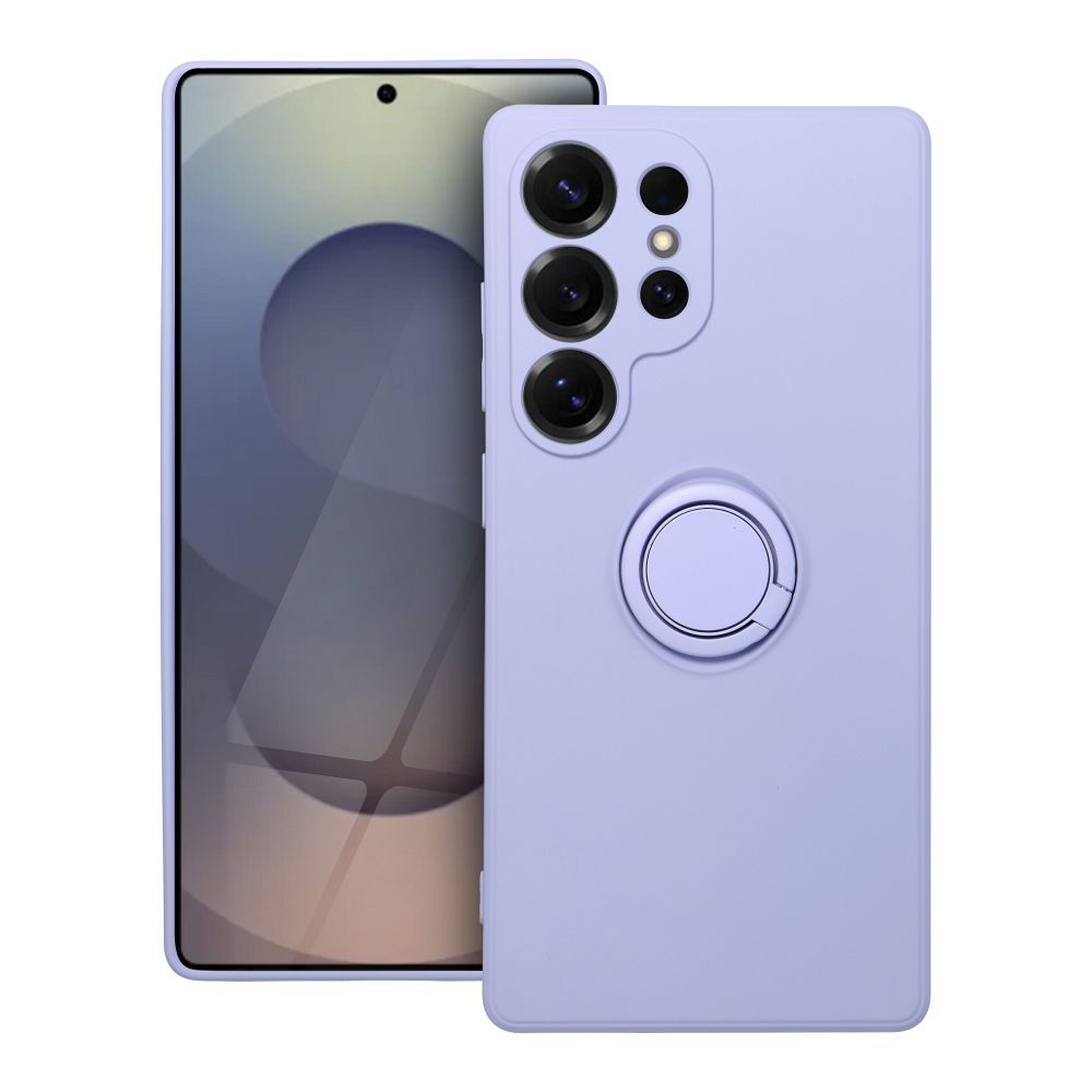 SILICONE RING ümbris jaoks SAMSUNG S25 Ultra lilla