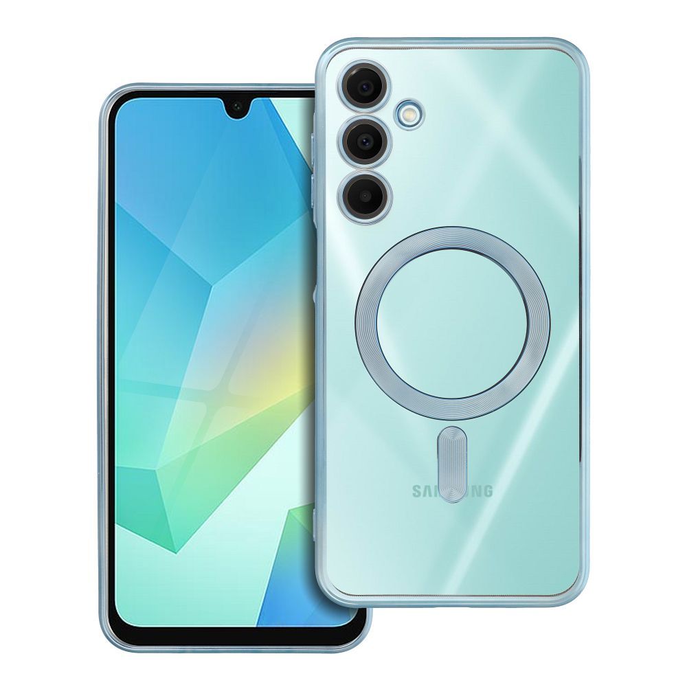 ELECTRO MAG COVER case compatible with MagSafe jaoks SAMSUNG A16 5G / A16 4G sinine