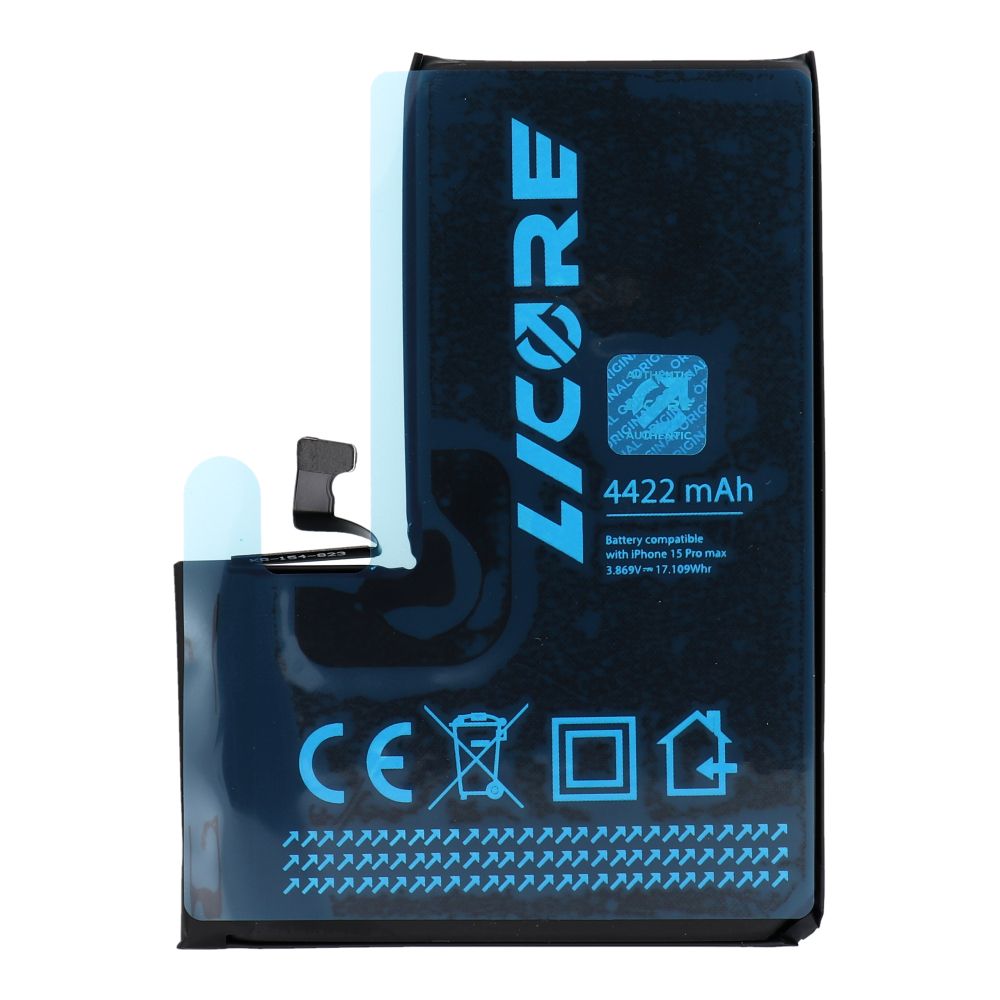 LICORE battery jaoks IPHONE 15 Pro Max 4422 mAh