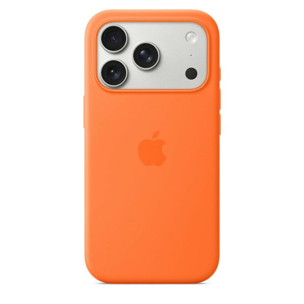 iPhone 17 Pro Silikoon Ümbris with MagSafe – Oranž