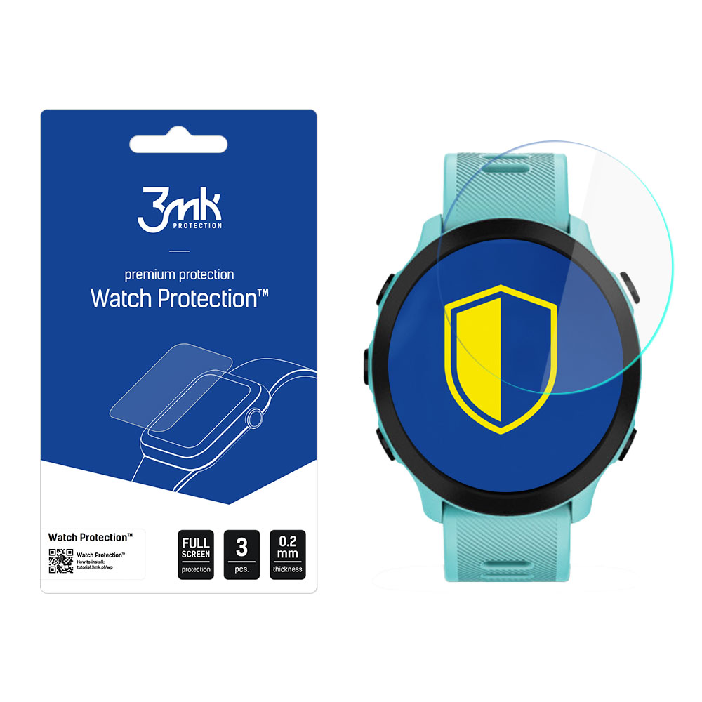 Garmin Forerunner 55 - 3mk Watch Protection™ vs. FlexibleGlass Lite