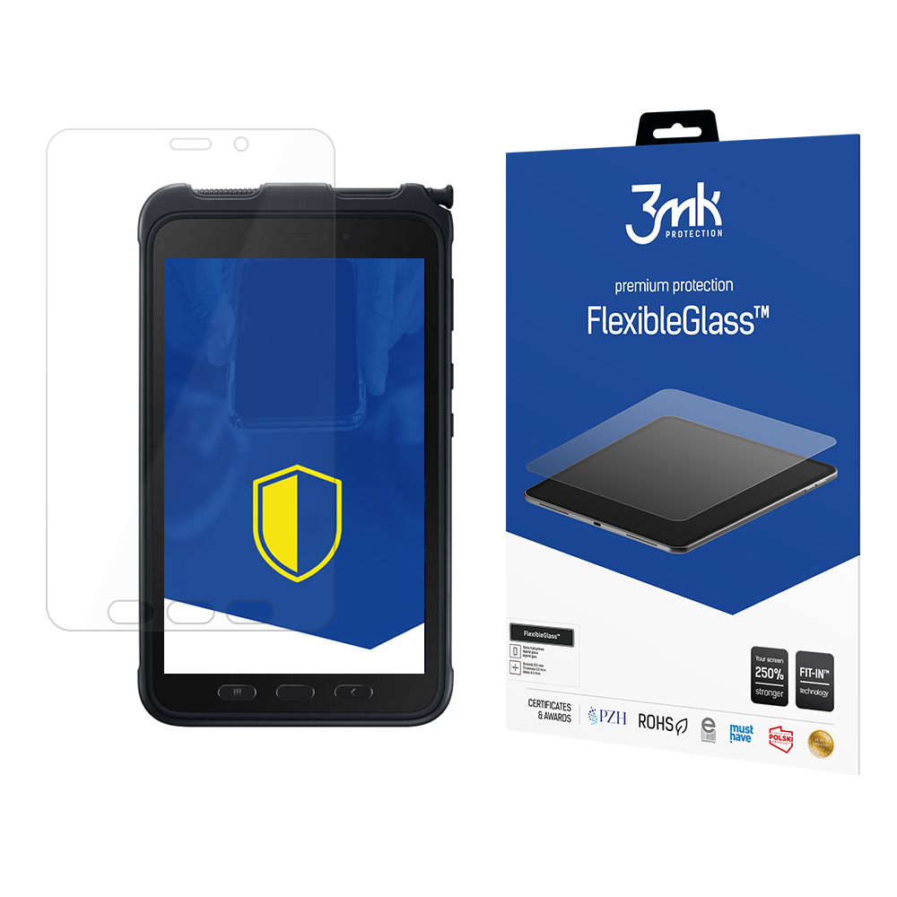 Samsung Galaxy Tab Active 3 - 3mk FlexibleGlass™ 8.3'' Samsung Galaxy Tab Active 3 - 3mk FlexibleGlass™ 8.3''