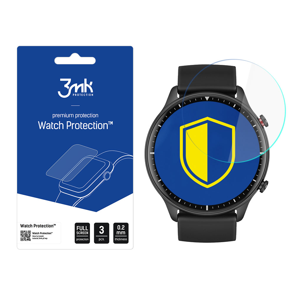 Xiaomi Amazfit GTR 2 - 3mk Watch Protection™ vs. ARC+