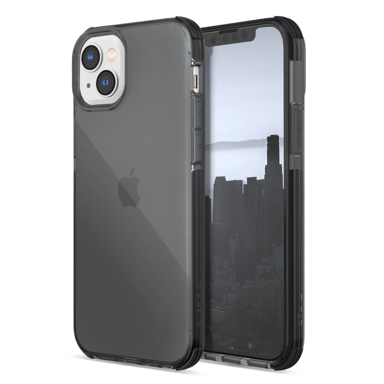 Raptic X-Doria Clear Case iPhone 14 soomustatud kate hall