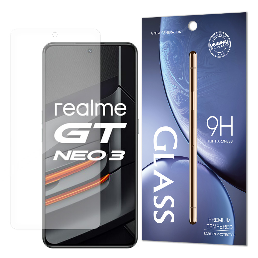 Karastatud klaas 9H karastatud klaas Realme GT Neo 3 (pakend - ümbrik)