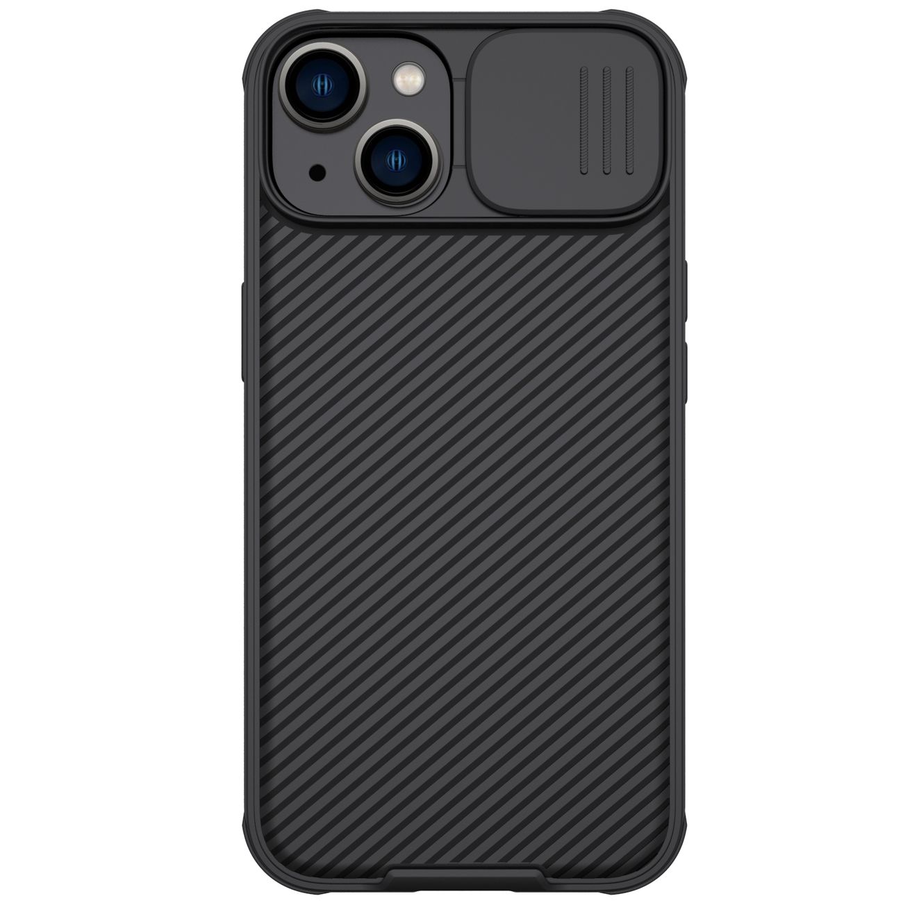 Nillkin CamShield Pro ümbris iPhone 14 Plus Armor Cover Kaamerakaitse must