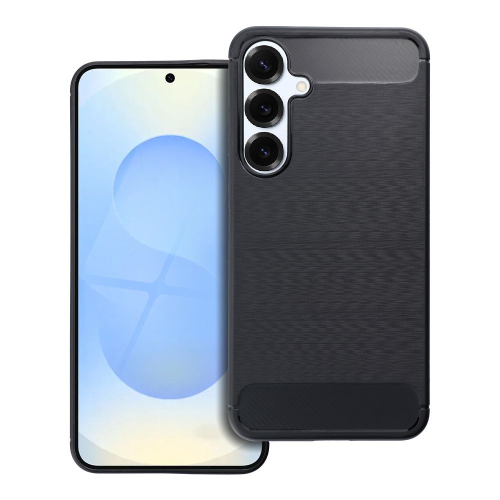 Ümbris jaoks Samsung S25 PLUS Carbon must