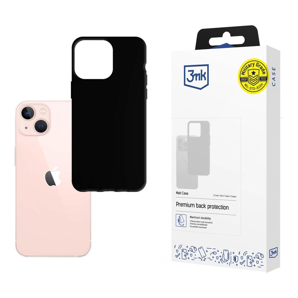 Kaane iPhone 14-le sarjast 3mk Matt Case - must