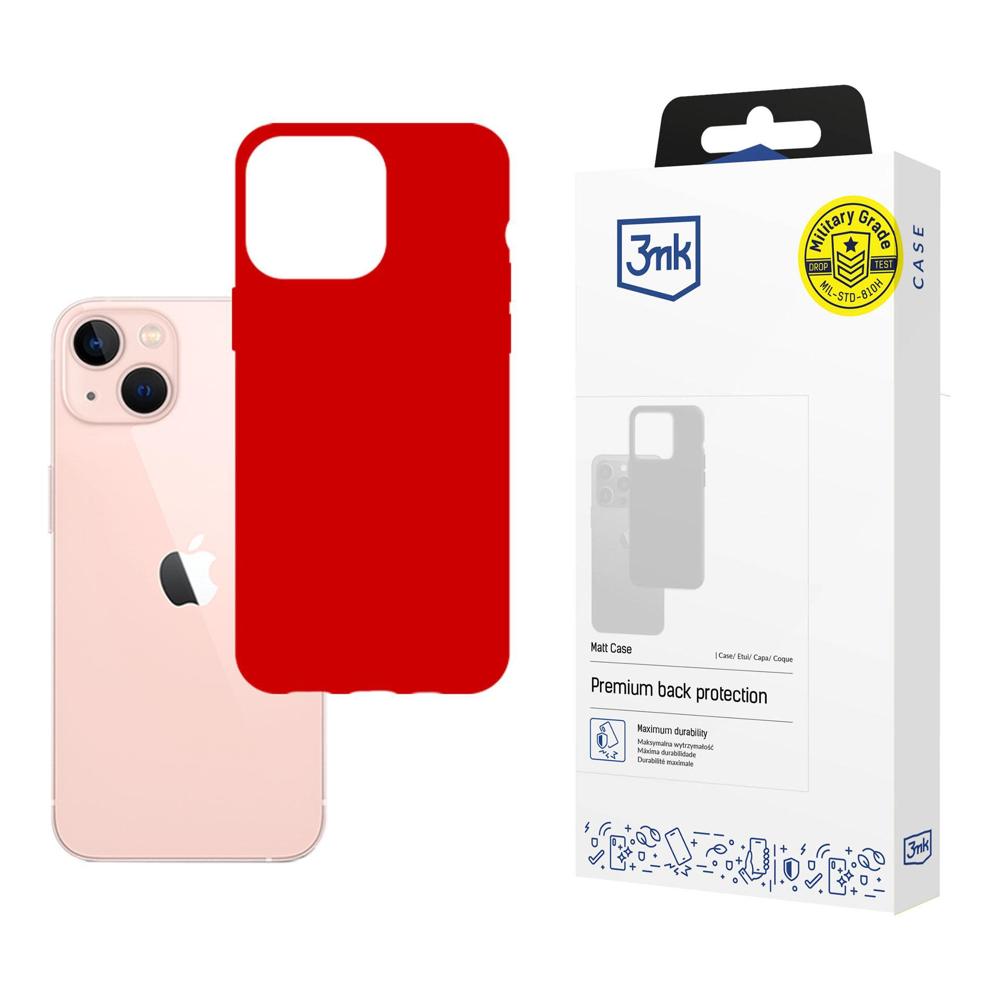 Kaaned iPhone 14 Plus'ile 3mk Matt Case sarjast - punane
