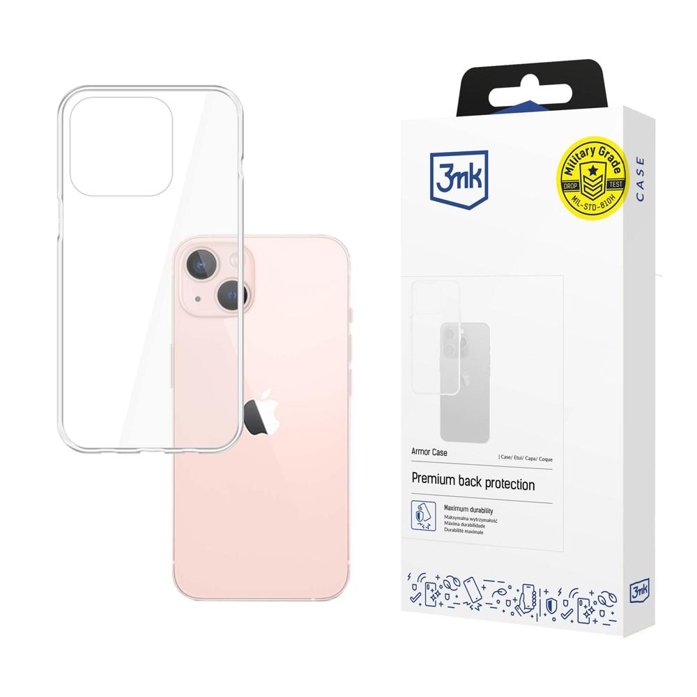Kott iPhone 14-le 3mk Armor Case sarjast - läbipaistev
