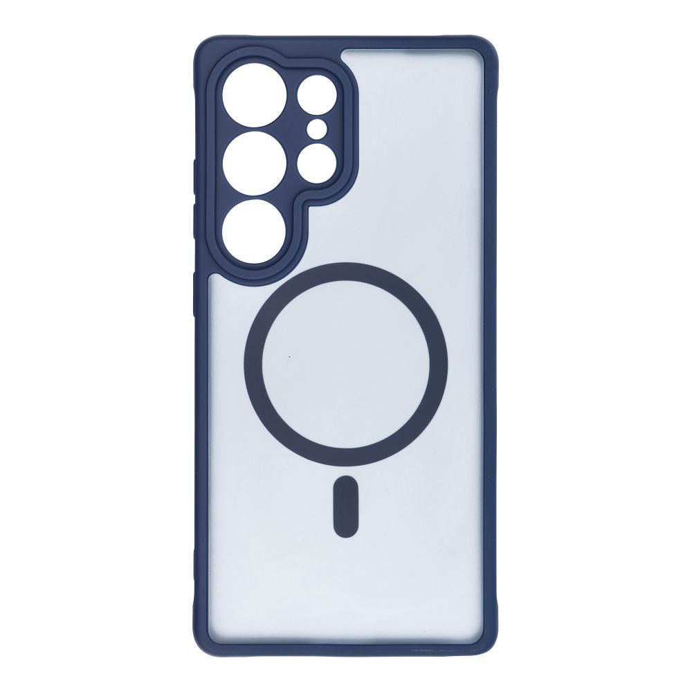 FULL MATTE MAG COVER Ümbris compatible with MagSafe jaoks SAMSUNG S25 sinine