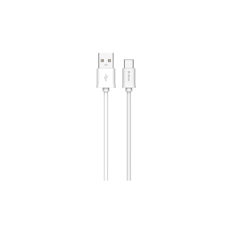 Devia cable Smart EC066 USB - USB-C 2,0 m 2,1A valge
