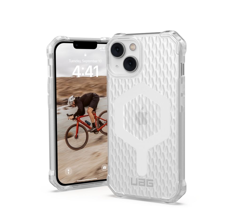 UAG Urban Armor Gear ümbris ESSENTIAL ARMOR compatible with MagSafe jaoks IPHONE 14 Plus frosted ice