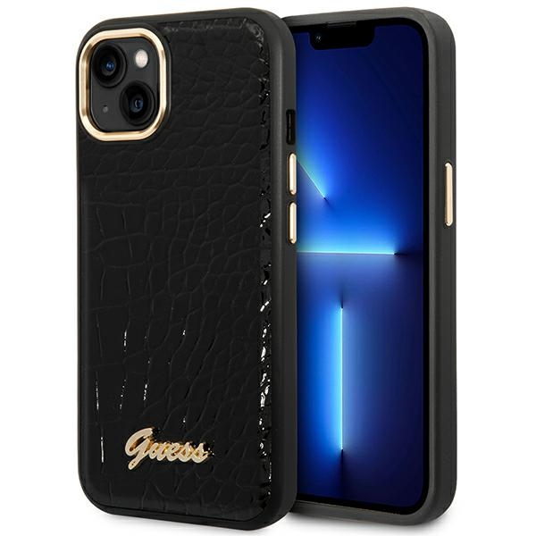 Guess GUHCP14MHGCRHK iPhone 14 Plus 6.7 "must / must hardcase Croco Collection