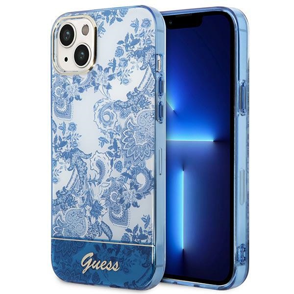 Guess GUHCP14MHGPLHB iPhone 14 Plus 6.7" sinine/sinine hardcase Porcelain Collection