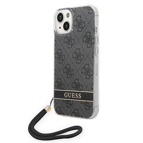 Guess GUOHCP14MH4STK iPhone 14 Plus 6.7 "must / must hardcase 4G Print Strap