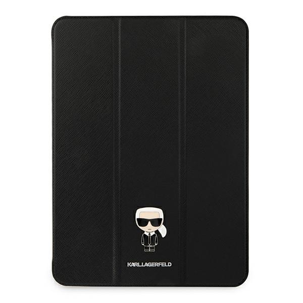 Karl Lagerfeld Saffiano Ikonic Karl Ümbris jaoks iPad 11" Pro 2021 - must