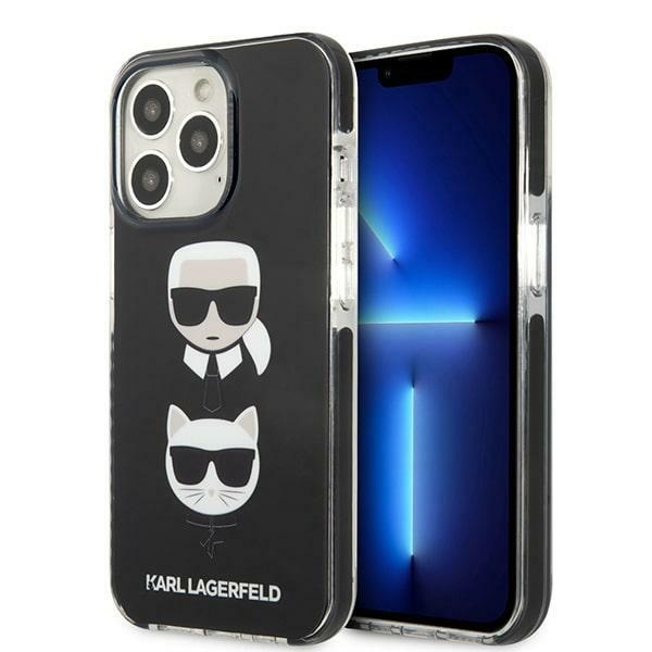 Karl Lagerfeld Karl&Choupette Head Ümbris jaoks iPhone 13 Pro Max - must