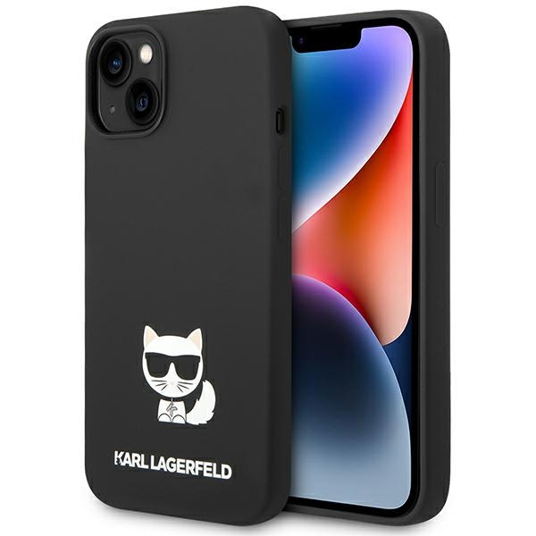 Karl Lagerfeld KLHCP14MSLCTBK iPhone 14 Plus 6.7 "hardcase must / must Silicone Choupette Body