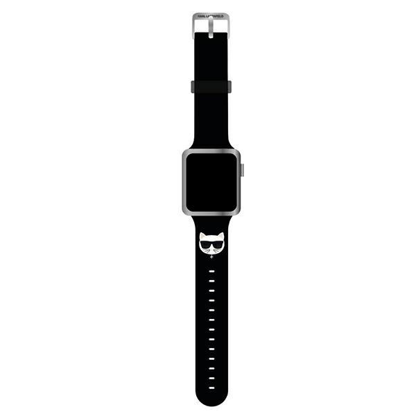 Karl Lagerfeld KLAWLSLCK Apple Watch Strap 42/44 / 45mm must / must strap Silicone Choupette Heads