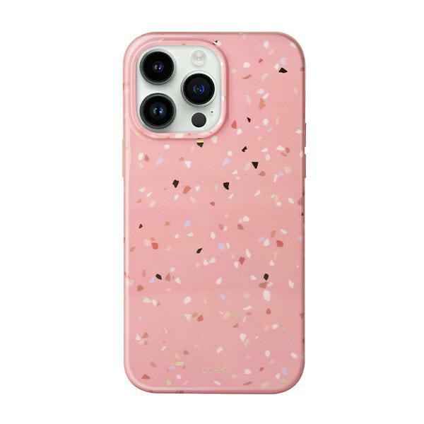Uniq Coehl Terrazzo ümbris jaoks iPhone 14 Pro Max - roosa