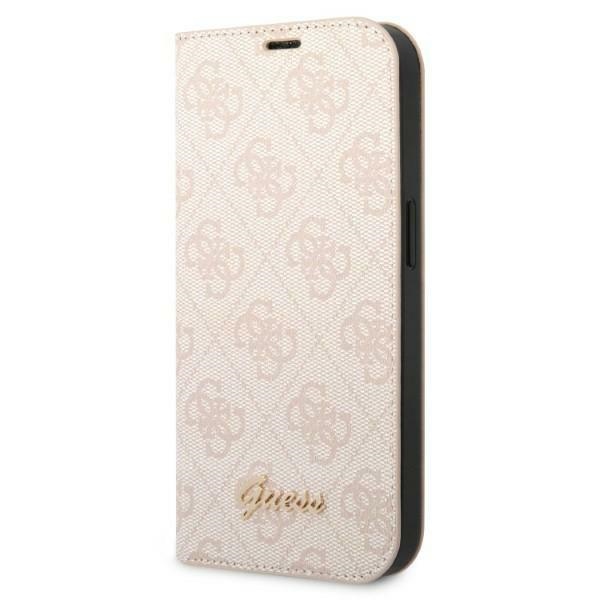 Guess GUBKP14LHG4SHP iPhone 14 Pro 6.1 "roosa / roosa book 4G Vintage kuldne Logo