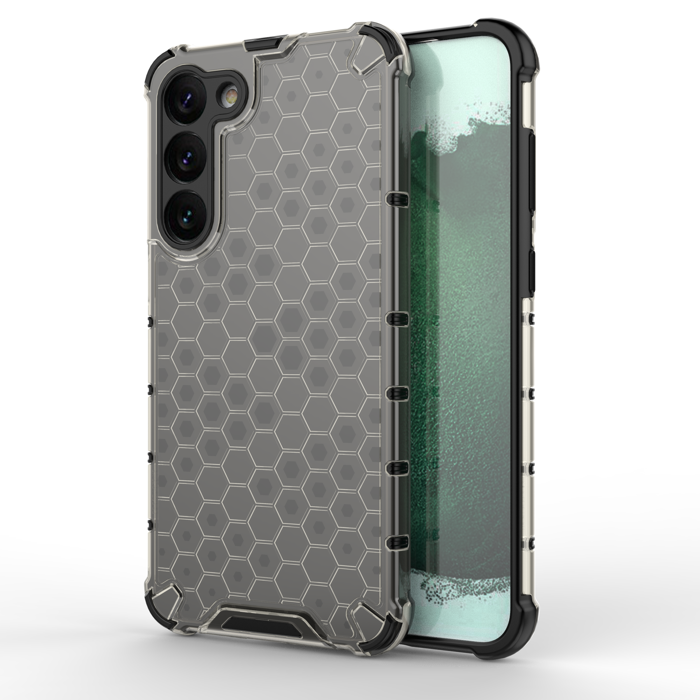 Honeycomb ümbris jaoks Samsung Galaxy S23+ armored hybrid cover must
