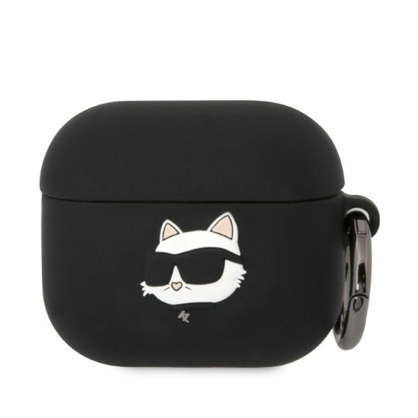 Karl Lagerfeld KLA3RUNCHK AirPods 3 cover must/must Silicone Choupette Head 3D