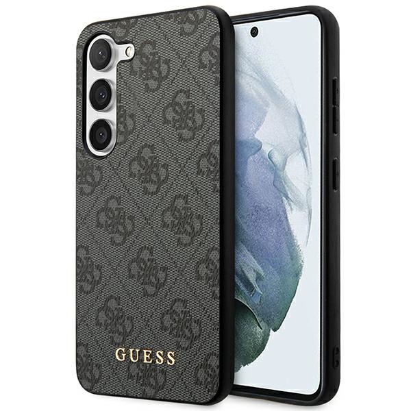 Guess GUHCS23SG4GFGR S23 S911 hall/hall hardcase 4G Metal kuldne Logo