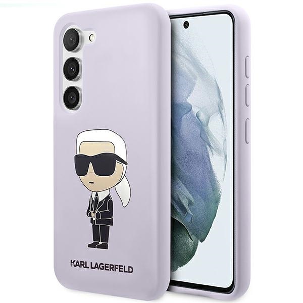 Karl Lagerfeld KLHCS23MSNIKBCU S23+ S916 hardcase lilla/lilla Silicone Ikonik