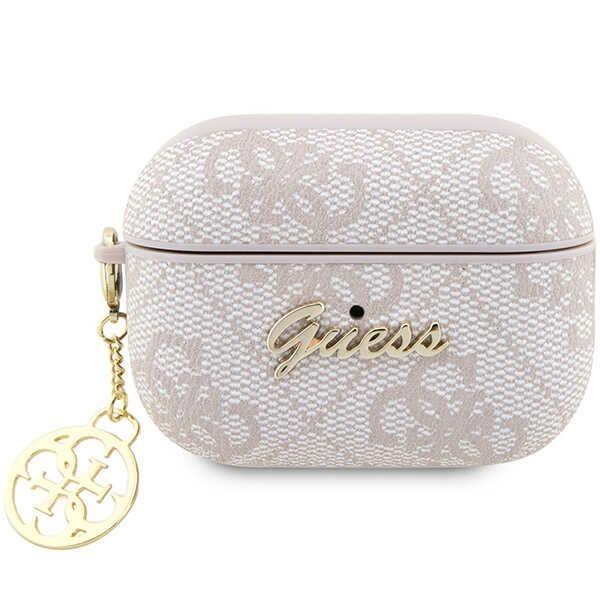 Guess GUAP2G4GSMP AirPods Pro 2 cover roosa/roosa 4G Charm Collection