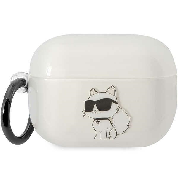 Karl Lagerfeld KLAP2HNCHTCT Airpods Pro 2 cover läbipaistev Ikonik Choupette