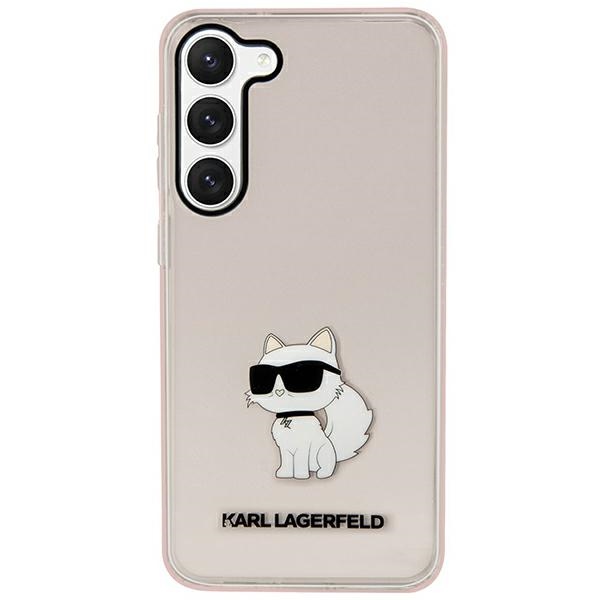 Karl Lagerfeld KLHCS23MHNCHTCP S23+ S916 roosa/roosa hardcase Ikonik Choupette