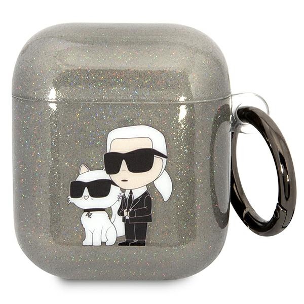Karl Lagerfeld KLA2HNKCTGK Airpods 1/2 cover must/must Gliter Karl&Choupette