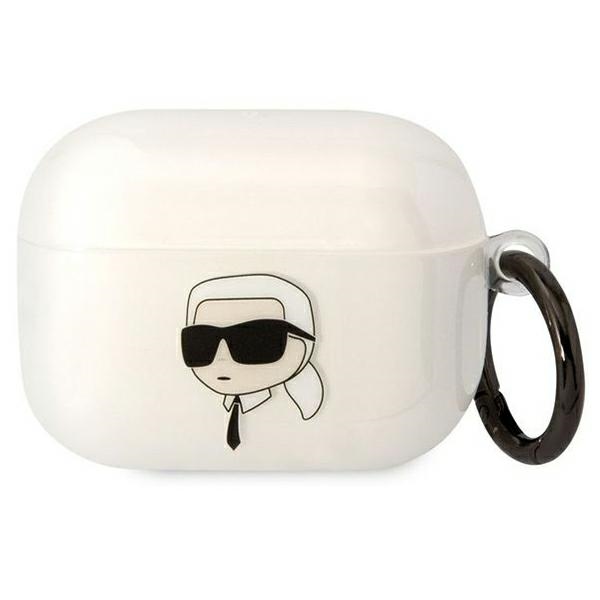 Karl Lagerfeld KLAPHNIKTCT AirPods Pro cover läbipaistev Karl`s Head