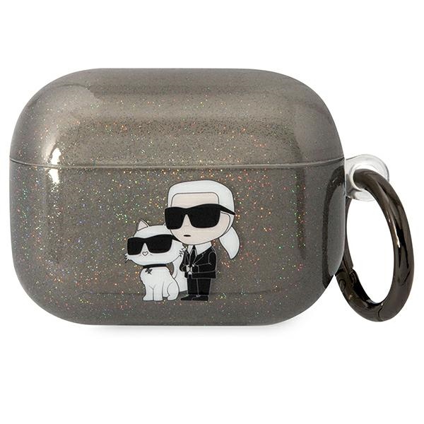 Karl Lagerfeld KLAPHNKCTGK Airpods Pro cover must/must Gliter Karl&Choupette
