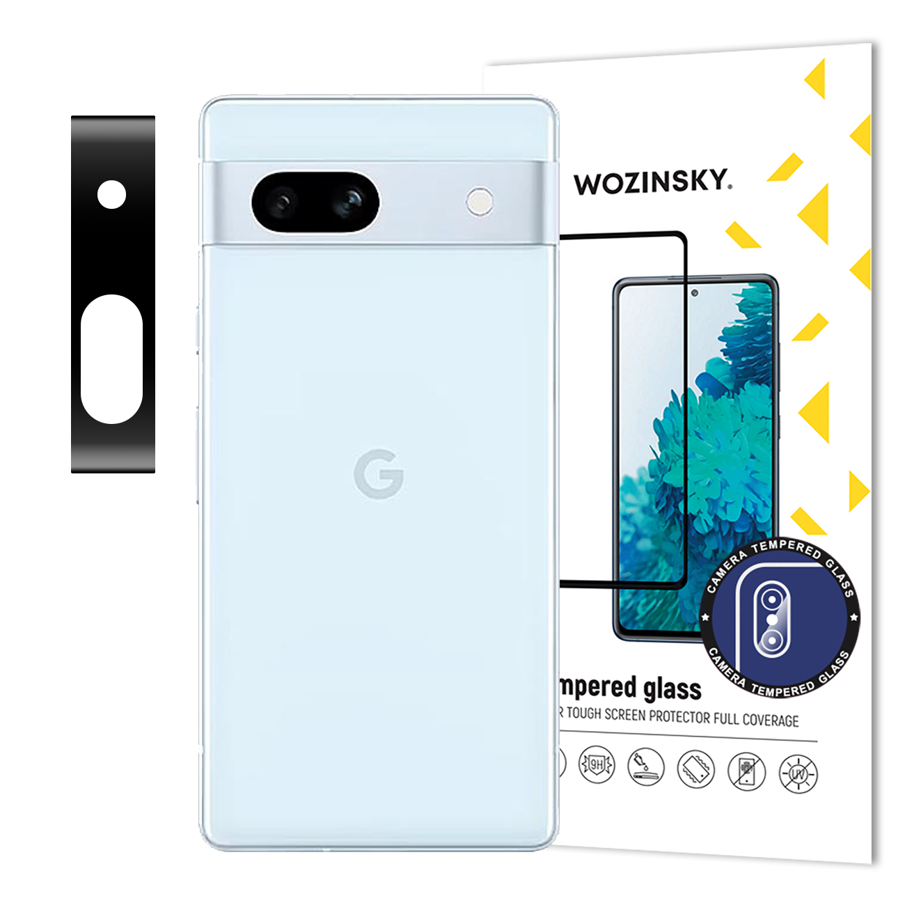 Wozinsky Full Camera Glass jaoks Google Pixel 7a