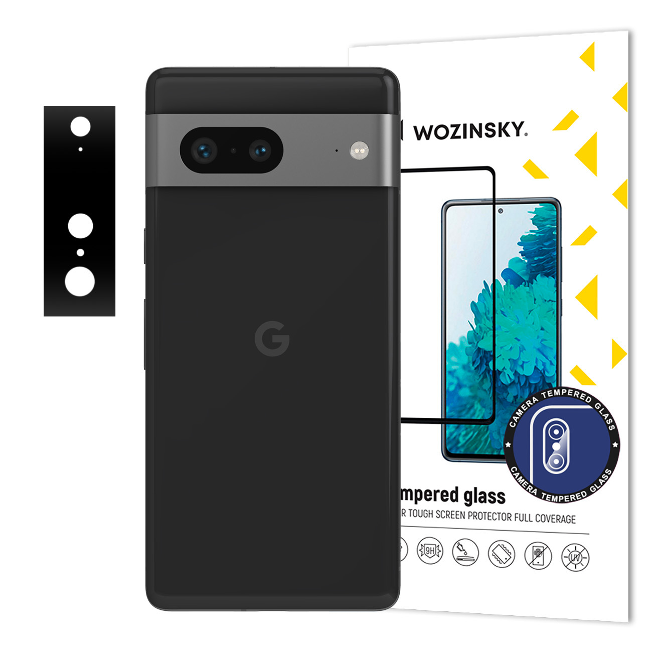Wozinsky Full Camera Glass jaoks Google Pixel 7