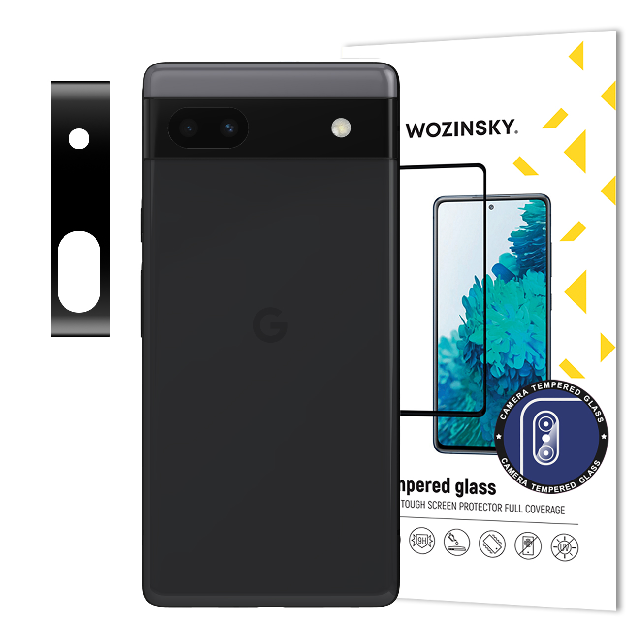 Wozinsky Full Camera Glass Karastatud klaas jaoks Google Pixel 6a jaoks 9H camera