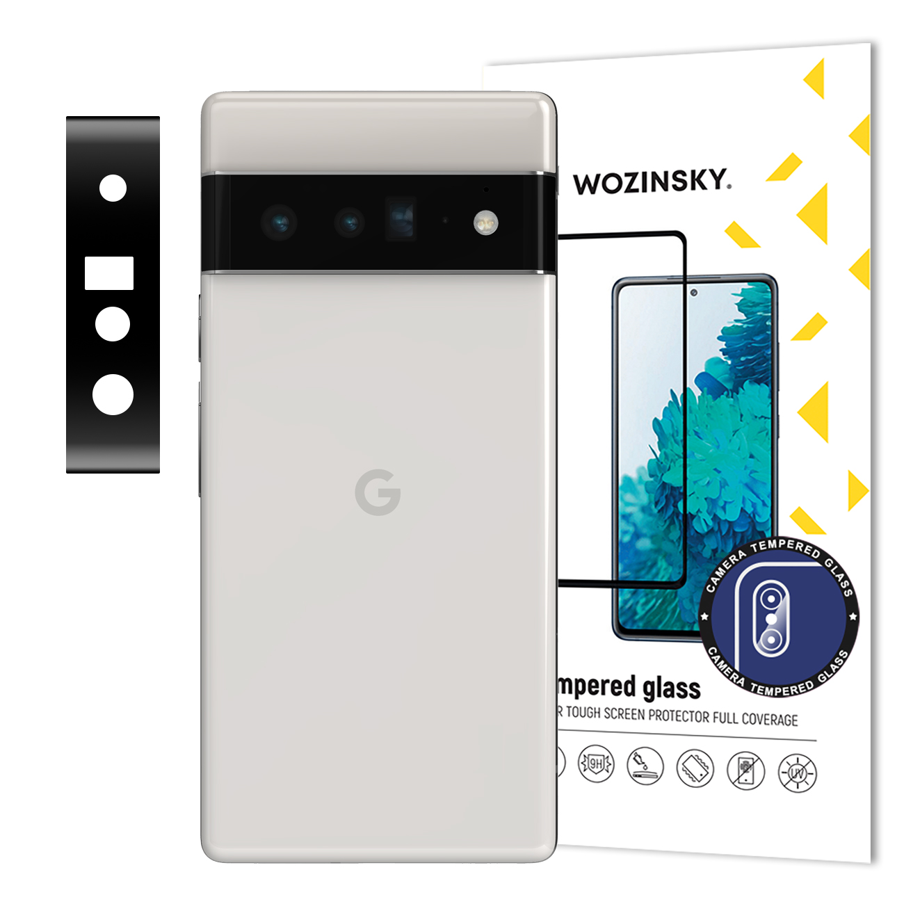 Wozinsky Full Camera Glass jaoks Google Pixel 6 Pro