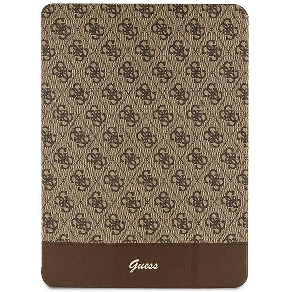 Guess 4G Stripe Allover ümbris jaoks iPad Pro 12.9" - brown