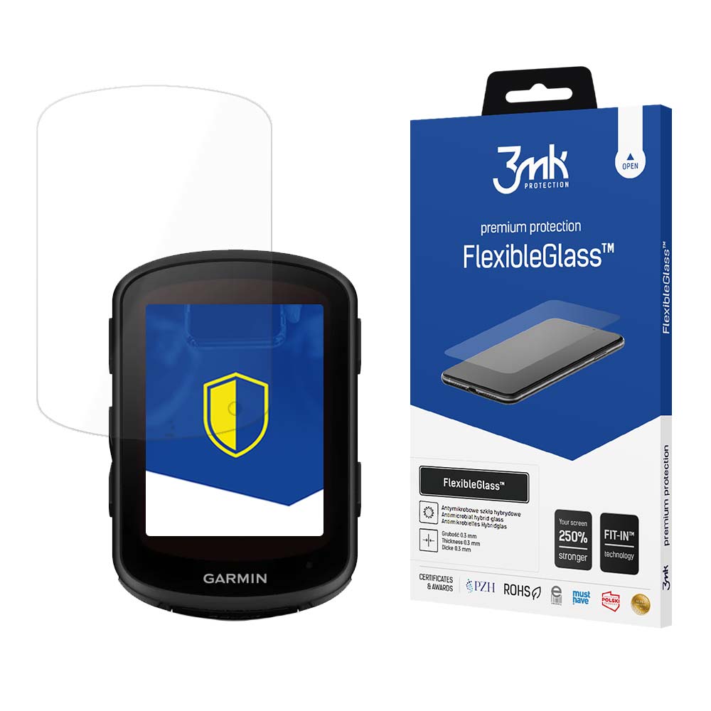 3mk FlexibleGlass™ Hübriidklaas jaoks Garmin Edge 840