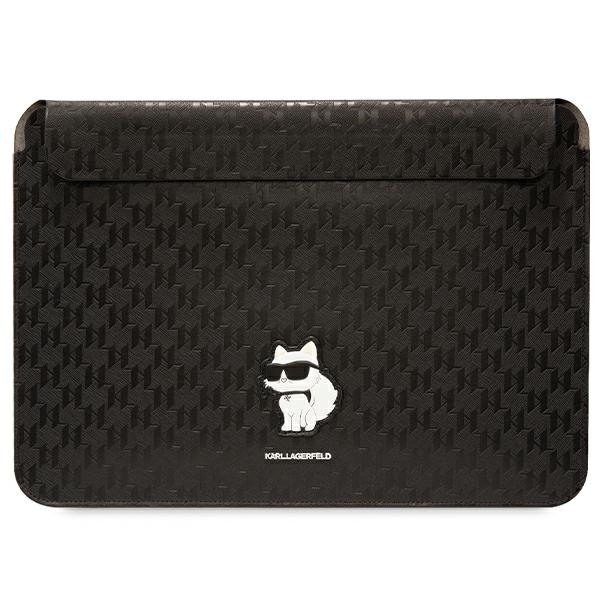 Karl Lagerfeld Saffiano Monogram Choupette ümbris jaoks a 16" laptop - must