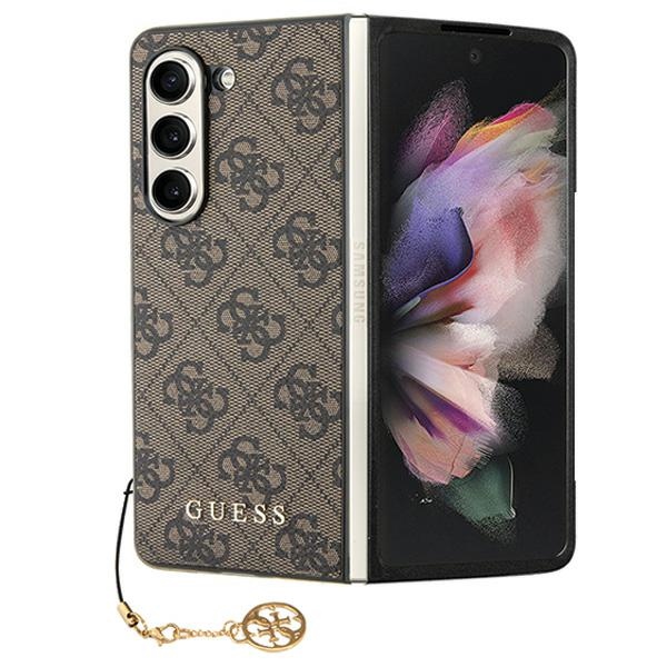 GUESS ümbris jaoks SAMSUNG Z Fold 5 GUHCZFD5GF4GBR (4G Charm) brown