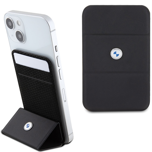 BMW Wallet Card Slot Stand Ümbris BMWCSMRSK Ümbris - must MagSafe Signature Collection